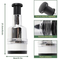 Vegetable Fruit Salad Hand Chopper Cutter Onion Garlic Food Slicer Dicer Peeler