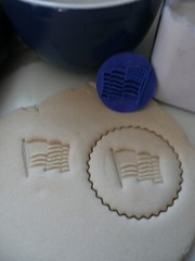 UNITED STATES US FLAG PATRIOTIC COOKIE STAMP EMBOSSER MADE IN USA PR5541