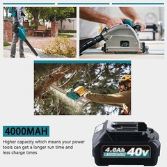2Pack 40 Volt 4Ah Lithium Battery For Makita BL4025 BL4040 BL4050 XGT Battery US