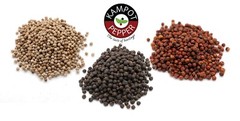 Kampot Gourmet Pepper From Cambodia – Trifecta – Red, Black, White 60 Grams Each