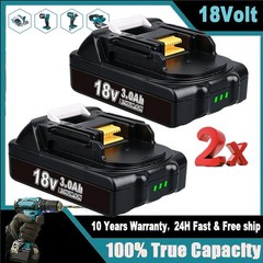 2PACK BL1860B For Makita 18 Volt 8.0Ah LXT Li-Ion Battery BL1830 3.0Ah / Charger