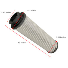 Refuelergy Filters for Hoover WindTunnel Empower Savvy Bagless Vacuum 43611042