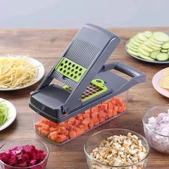 Fullstar 6-in-1 Mandoline Spiralizer Food Slicer – Black