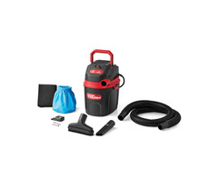 Hyper Tough 1.5 Gallon Wet Dry Vacuum 2HP Corded Handheld Shop Vac w/ Hose Black