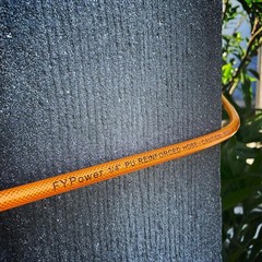 Air Compressor Hose 1/4 Inch x 25 Feet Flexeel Reinforced Polyurethane (PU) A…