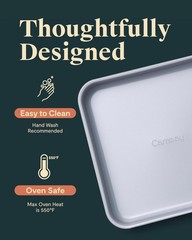 Non-Stick Ceramic 9” Square Pan – Naturally Slick Ceramic Coating – Non-, PTF…