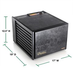 Excalibur 9-Tray Deluxe Dehydrator, Black, 3900B