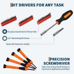 57 Piece Tool Set-General Household Hand Tool Kit,Auto Repair Tool Set