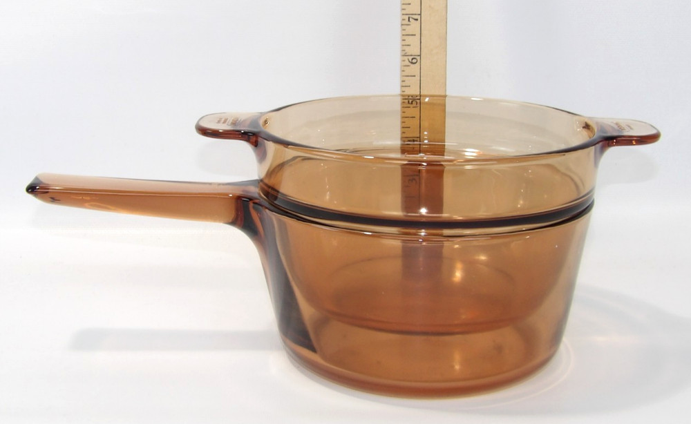 Corning Vision Amber Double Boiler 1.5 L Pot NO LID