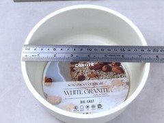 CAROTE 2QT Nonstick SAUCE PAN for use w/ DETACHABLE HANDLE, White Granite, NEW!