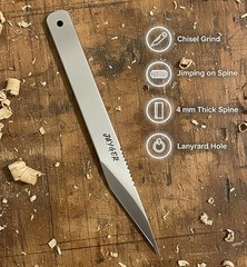 Handmade Kiridashi – Precision Japanese Marking Tool – 12C27 Steel Blade – Co…
