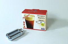 360 Nitrogen N2 Cartridges 2 gram NITRO Coffee Beer Cold Brew Nonthreaded 10-pk