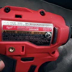 New Milwaukee M12 FUEL 1/4 Hex Impact Driver 3453-20 CP2.0 Battery M12/18 Charge