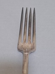 1847 Rogers Bros ANNIVERSARY International Silver Plate Flatware 4 Dinner Forks