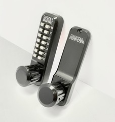 Lockey 2830JB/MG 2000 Series Keyless Entry Single Combination Knob Set – Black