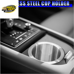2PCS 3.3 Inch Stainless Steel Drop-In Cup Holder Insert – Silver Drink Holder fo