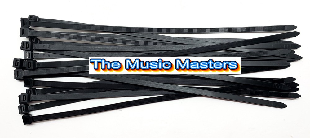 20 Pack Black 14 inch Heavy-Duty Wire Cable Ties Nylon Zip Tie Down Wraps Straps