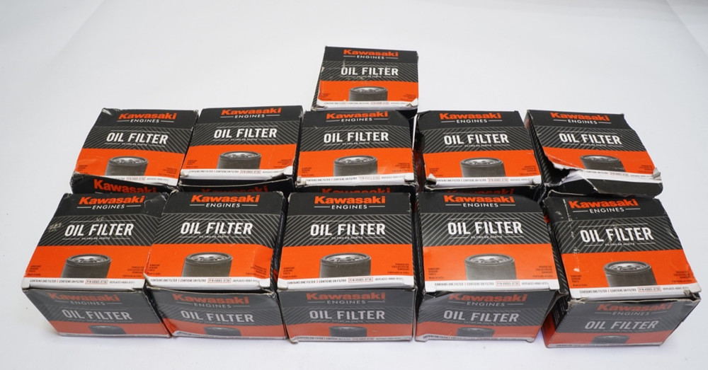 Lot of 11 Genuine Kawasaki 49065-0736 Oil Filter Replaces 49065-7007 49065-0721