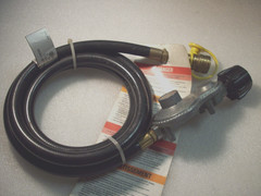 6-1/2 ft Hose Two Stage Propane Regulator with Quick Coupler LP Propane RT812-IQ