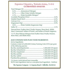 Espoma Organic Tomato-tone 3-4-6 Fertilizer for Tomatoes and Vegetables, 18 lb