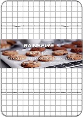 Stainless Steel Cooling Rack – Fits Quarter Sheet Pans Effortlessly