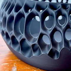 “Virus” Catch-All Bowl, Modern Decorative Bowl, Unique Hole Design