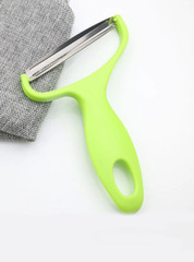 1pc Stainless Steel Vegetable Peeler & Slicer – Wide Mouth Kitchen Tool – NEW