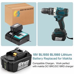 18V For Makita 5.0Ah Lithium-ion BL1850B Battery Charger BL1860B BL1830B LXT US