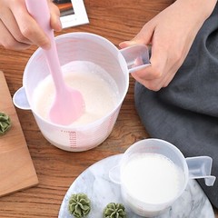 1 Liter (32oz) Clear Plastic Measuring Cup – milliliters, liter, oz, cups, quart