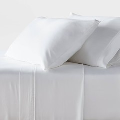 Threshold 320TC Satin 4-Piece Sheet Set Cooling Soft TENCEL Lyocell