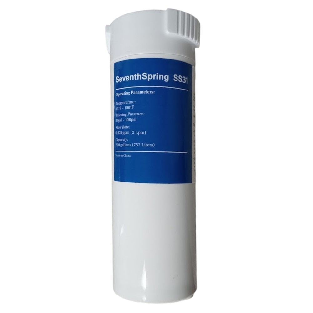 ERP SS31 Refrigerator Water Filter with Chip Replacement for GE XWFE