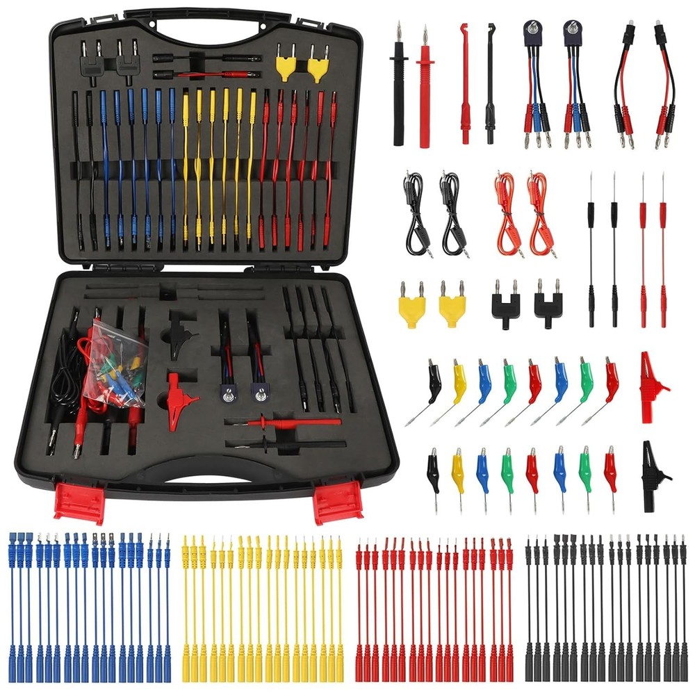 110 Pcs Automotive Circuit Test Lead Kit, Multimeter Test Leads Kit… Fast Ship