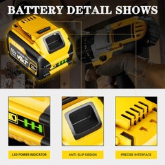 12.0Ah For DEWALT FLEXVOLT DCB609 20V/60V MAX Lithium-lon Battery DCB606 DCB612