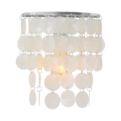 9.45*11.02in Wall Mount Light Sea Shell Shape Lighting Fixture Wall Sconce 110v