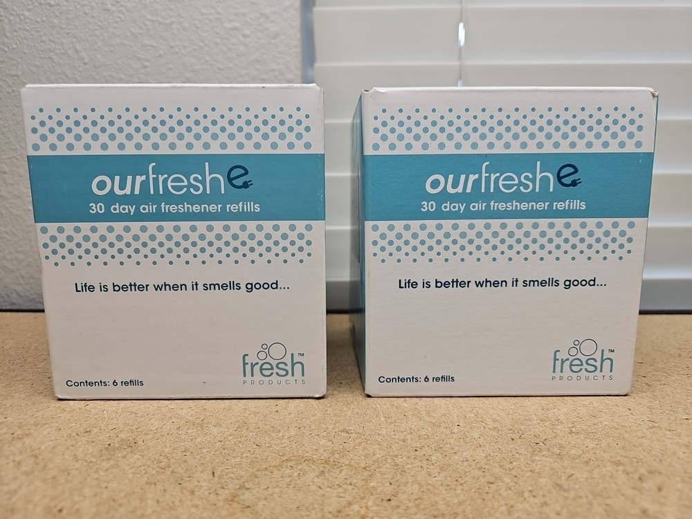 2x 6-RefillsOurfreshE Air Freshener SPA MINERALS Scent- Lasts 30-Days New (G5)