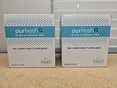 2x 6-RefillsOurfreshE Air Freshener SPA MINERALS Scent- Lasts 30-Days New (G5)
