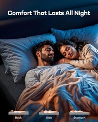 MLILY EGO Copper Gel Memory Foam Mattress 12″ Cal King & Twin XL Bed in Box
