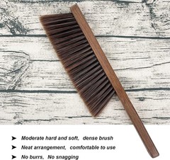 Hand Broom Cleaning Brushes-Soft Bristles Dusting Brush for Cleaning Car/Bed