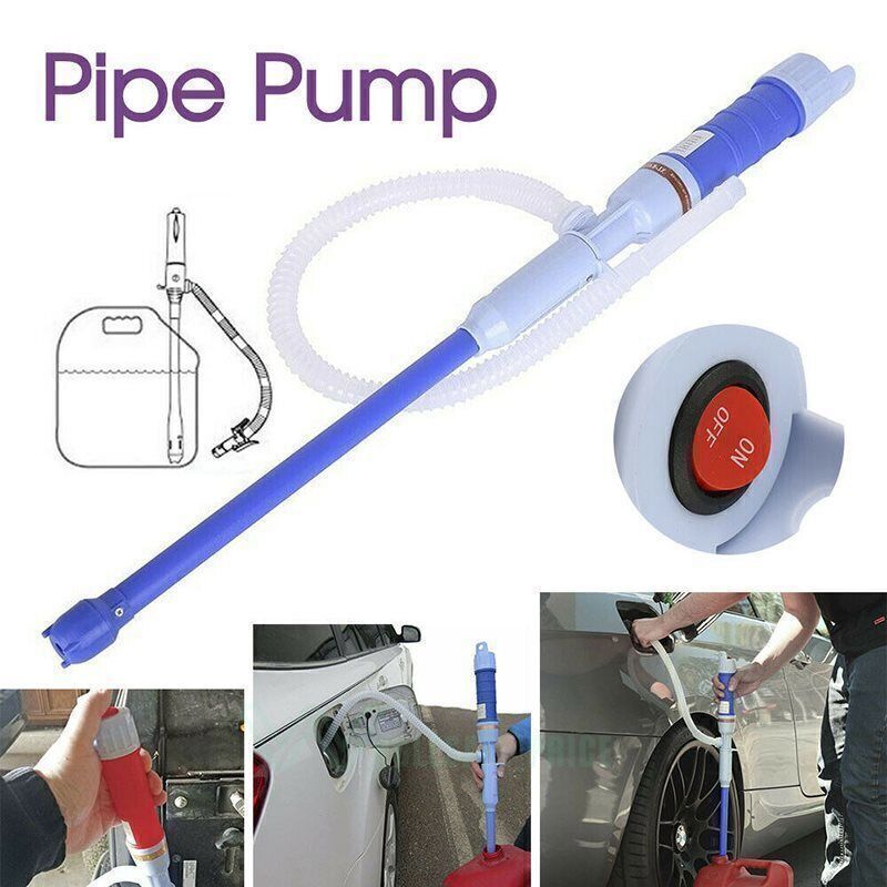 Battery Powered Electric Fuel & Water Transfer Pump Portable Gas Oil Liquid Pump