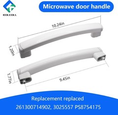 Durable WB15X10278 Microwave Door Handle Support in Classic White – Fits GE