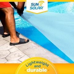 Sun2Solar 1200 Series Rectangle Swimming Pool Solar Cover Heater – Choose Size
