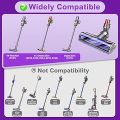 V9 V12 Vacuum Attachments Head Replacement Parts for V9 Motorbar V12 Detect