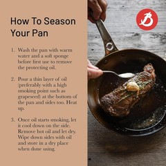 de Buyer MINERAL B Pro Carbon Steel Fry Pan – 11” Diameter, 8.3” Cooking Surface