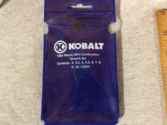 Kobalt Mini Wrench Set SAE And Metric 20 Wrenches