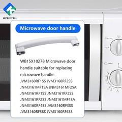 Durable WB15X10278 Microwave Door Handle Support in Classic White – Fits GE