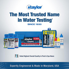 K-2006-SALT FAS-DPD, 9-In-1 Pool & Spa Test Kit, Free & Combined Chlorine, Ph, A