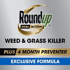Roundup Dual Action Weed and Grass Killer Plus 4 Month Preventer, 1 gal.