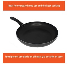 10in Charcoal Aluminum Nonstick Fry Pan with Soft Touch Handle Cookware Kitchen