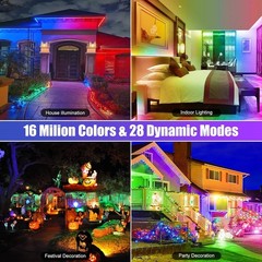 2-piece set of 50W RGB wall-washing lights, stage wall-washing light strips