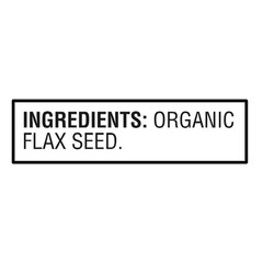 Great Value Organic Whole Flax Seed, 22 oz Free Shipping